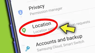 Samsung Phone || Location & Map Setting M51
