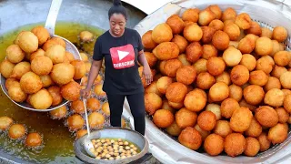 HOW TO MAKE PUFF-PUFF FOR PARTIES |100 GUEST | PROFESSIONAL CATERER