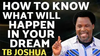 HOW TO KNOW WHAT WILL HAPPEN IN YOUR DREAM - TB JOSHUA #tbjoshua #testimonyofjesuschannel #scoan