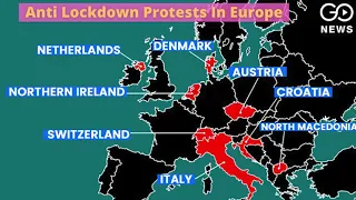 #COVID Jitters In Europe | Anti #Lockdown Protests In Many Countries
