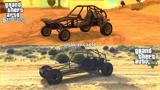 GTA San Andreas Bandito vs GTA 5 Dune Buggy (Comparison)