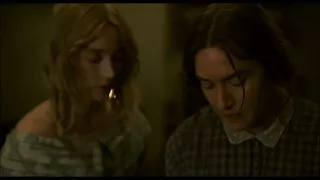 Mary (Kate Winslet) and Charlotte (Saoirse Ronan) make love - Ammonite (2020)