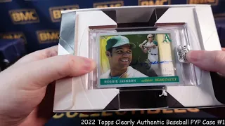2022 Topps Clearly Authentic Baseball 20-Box Case PYP #1