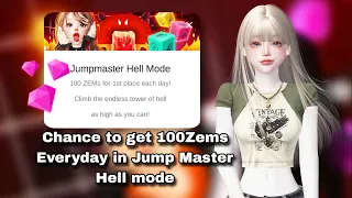 [Free Zems Event] How can get 100 ZEMs in ZEPETO Jump Master Hell Mode