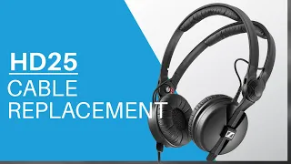 How to replace Cable on Sennheiser HD25 Headphones