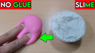 How To Make Slime Without Glue Or Borax l How To Make Slime With Flour and Salt l No Glue Slime ASMR
