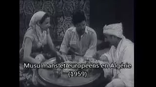 Musulmans et européens de Bab-el-oued à Alger (1959)