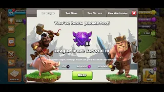 Bro I Reached Crystal League In Town Hall 7 | Clash Of Clans