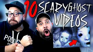 10 Scary Ghost Videos that made us put on diapers | NUKE'S TOP 5 REACTION