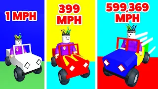 Driving at 599,369 MPH On Roblox Car Race