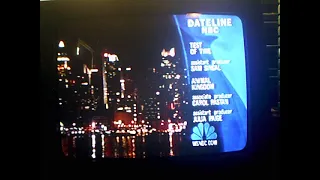 Dateline NBC august 1999 credits.