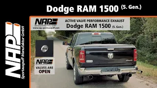 NAP switchable valve exhaust system ▶ Dodge RAM 1500 (2019/5th gen.) - Soundcheck