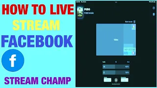 HOW TO LIVE STREAM ON FACEBOOK || StreamChamp Live Stream On Facebook || Full Tutorial StreamChamp🔥