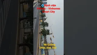 Công trường xây dựng bệnh viện Vinmec - Vinhomes Smart City