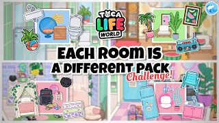 Every Room is a different Pack!? | Toca Life World | Toca Boca