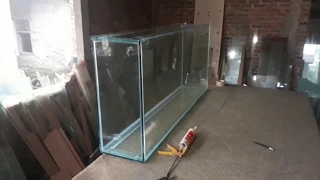 Model aquarium penyekat ruangan 150x30x70 kaca full 12mili