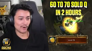 I Went from Level 60 to iLvl 408 in 2 Hours | Pikaboo WoW Arena