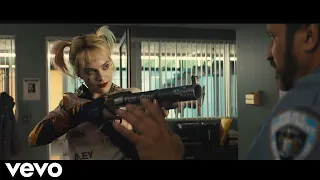 Tones and I   Dance Monkey  Birds of Prey   Harley Quinn Fight Video