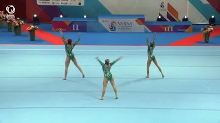 Lisa Konrad, Finja Kaminski & Laura Konrad (GER) - 2023 ACRO European silver medallists, Dynamic