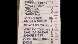 set 1   The Last Waltz 40 at The Orpheum Theatre in Los Angeles, California on 2017 04 13