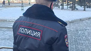 Протесты и полиция. Новосибирск-Хабаровск