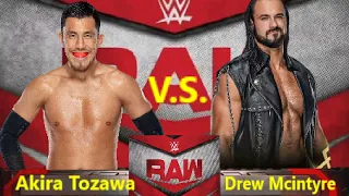 WWE Raw December 2 2019 match result: Drew mcintyre vs. Akira tozawa