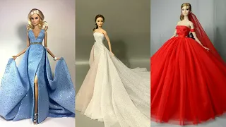 Como fazer roupas para Barbie | 3 Looks Barbie | DIY | Como fazer roupas para Bonecas