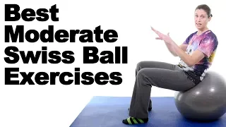 Swiss Ball Exercises (Moderate) - Ask Doctor Jo