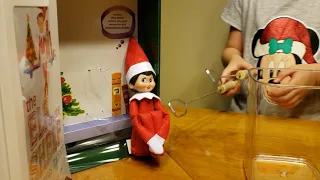 Unboxing of The Elf on the Shelf blue eyed girl