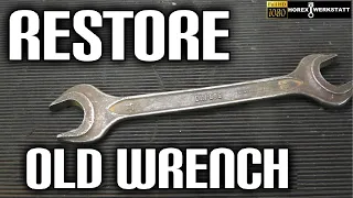 Restore Old Motorcycle Wrench