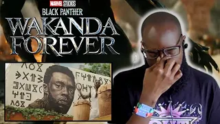 BLACK PANTHER 2 : WAKANDA FOREVER TRAILER | EMOTIONAL REACTION!!!