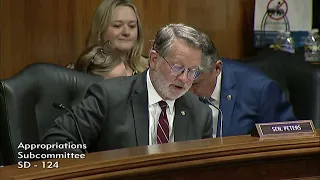 Senator Peters Questions FDA Commissioner During Committee on Appropriations Hearing 05/08/24