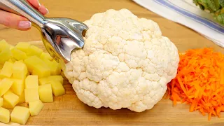 Few know this cauliflower recipe! Without milk and eggs! The simplest and most delicious!