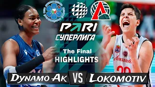 Dynamo Ak Bars Vs Lokomotiv Kaliningrad Volleyball Highlights Women's Final Pari Super League 2024