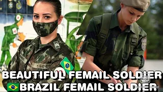 BRAZIL FEMAIL SOLDIER | BEAUTIFUL AND BRAVE ARMY GIRLS OF BRAZIL| part-2