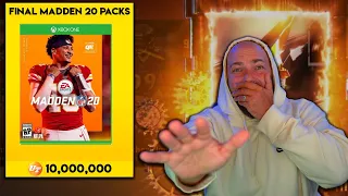 The FINAL Pack Opening Ever On Madden 20!