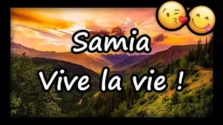 Samia, TOUS MES VOEUX pour 2023 ❤️ (bonne fête, joyeux anniversaire, santé, argent)