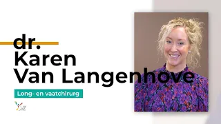 Karen Van Langenhove, vaatchirurg in het Jan Yperman Ziekenhuis, stelt zich voor