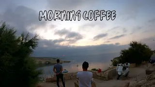 Coffee and Breakfast - Yamaha Xmax | Vespa Primavera | Silent Vlog | ASMR