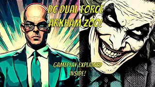 DC Dual Force BETTER Than Marvel Snap!? Going Over Basics Playing Arkham Zoo!