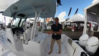 Bertram 28CC Walk-Through at the 2021 Palm Beach Boat Show