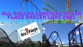 All Roller Coasters at Six Flags Darien Lake 2021