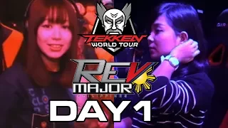 TEKKEN 7 REV MAJOR 2017 DAY 1 (TIMESTAMP) Tanukana Knee Saint Nobi AK Doujin