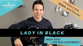 Gitarre lernen - Ein Song mit nur 2 Akkorden?  🔥 LADY IN BLACK  🔥 von Uriah Heep