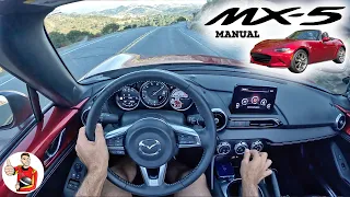 Just TRY Not to Love the 2023 Mazda MX-5 Miata Manual (POV Drive Review)