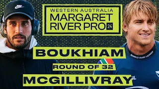 Ramzi Boukhiam vs Matthew McGillivray | Western Australia Margaret River Pro 2024 - Round of 32