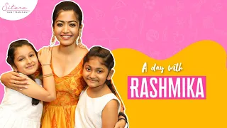 Aadya and Sitara with Rashmika Mandanna | Sarileru Neekevvaru | Aadya & Sitara