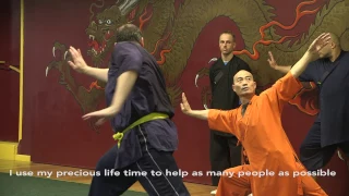 Shaolin temple  KungFu master Shi yan ming in New York City