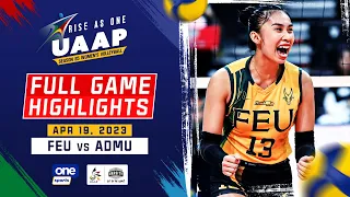 FEU vs. ADMU round 2 highlights | UAAP Season 85 Women’s Volleyball - Apr. 19, 2023