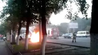 Авария на автовокзале в Воронеже